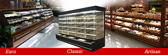 Bakery and pastry cases from R& D Fixtures
